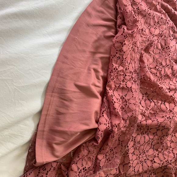 Baltic Born Venice Lace Maxi Dress Berry Small - Picture 7 of 7